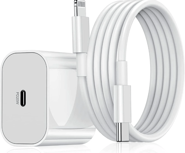 20W iphoneladdare laddare med 2m kabel 20W med 2m kabel