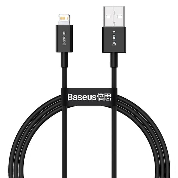 Baseus kabel Superior USB - Lightning 1,0 m 2,4A svart svart