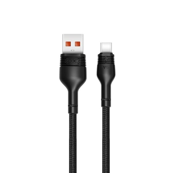 XO-kabel NB55 USB - USB-C 1,0 m 5A svart