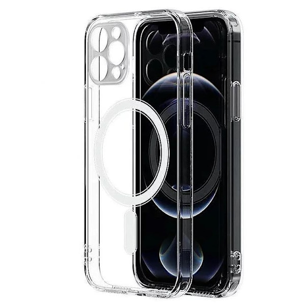 MagSafe silikonikuori iPhone 12:lle transparent