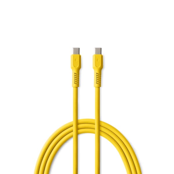 COLORUM kabel USB-C - USB-C 1,8m 3A CK60-CC-05 xYellow gul