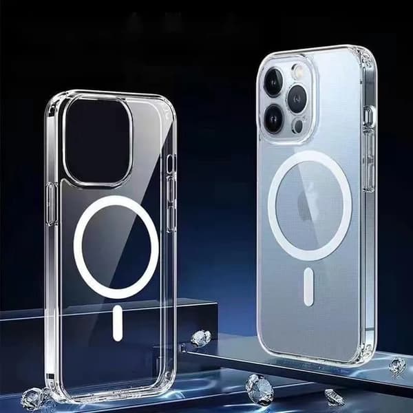 Silikonfodral med stöd för Magsafe för iphone 11 pro max