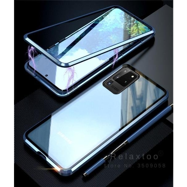 magnet fodral för Samsung S20 plus|blå blå