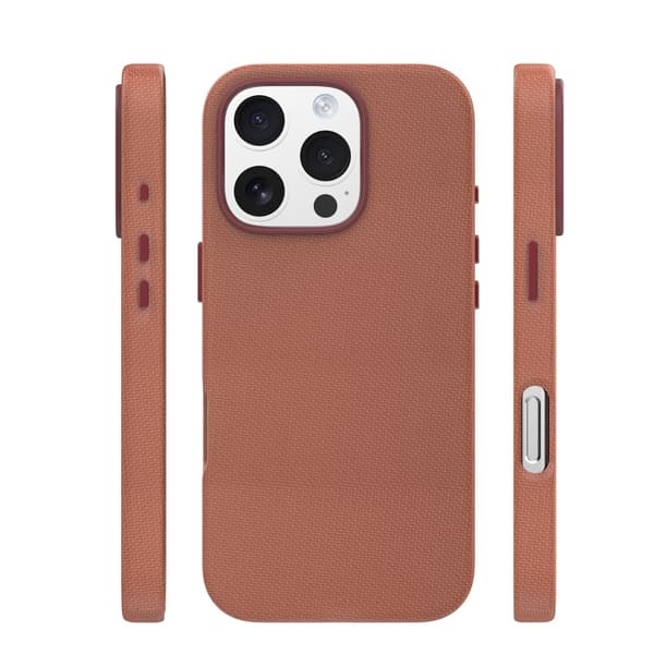 Etteri Elegant Mag skal för iPhone 16 Pro brun svart