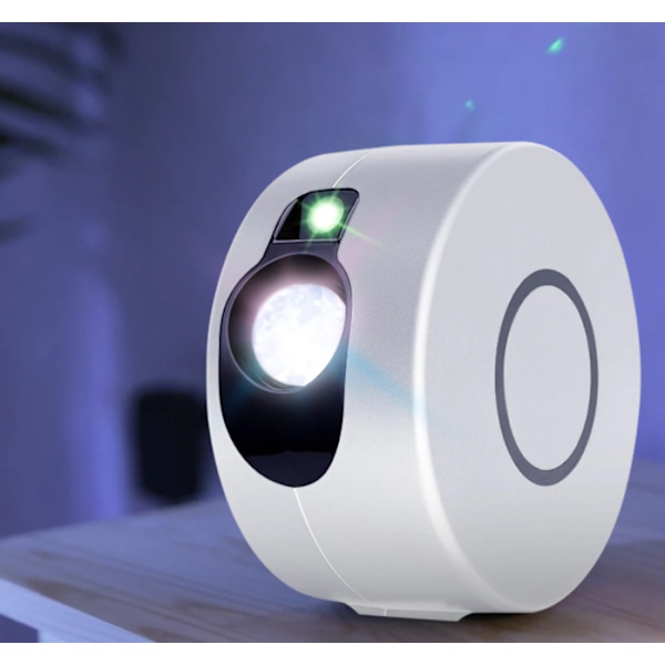Laser Galaxy Starry Himmel Projektor vit gul