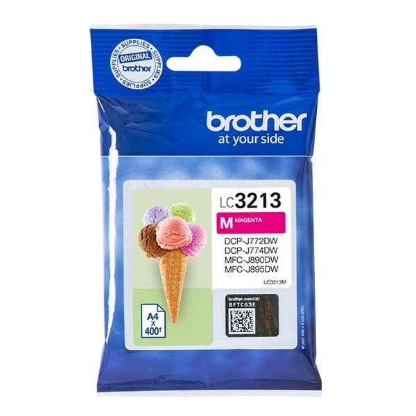 Brother LC 3213M Magenta 400 sidor bläck