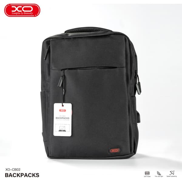 XO Laptopryggsäck CB02 15.6” svart