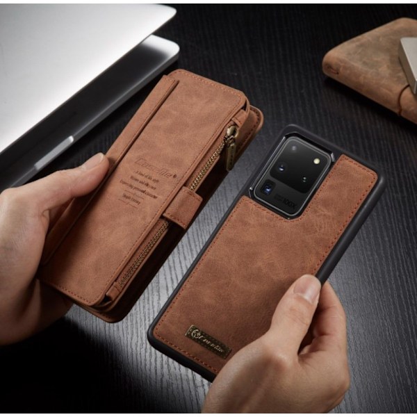 Läderfödral caseme 0018 för  iphone 12/12 pro brun brun
