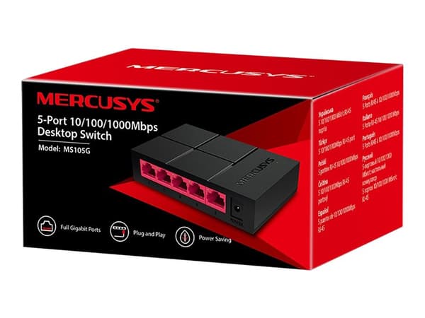 Mercusys MS105G Switch 5-porte Gigabit Ethernet