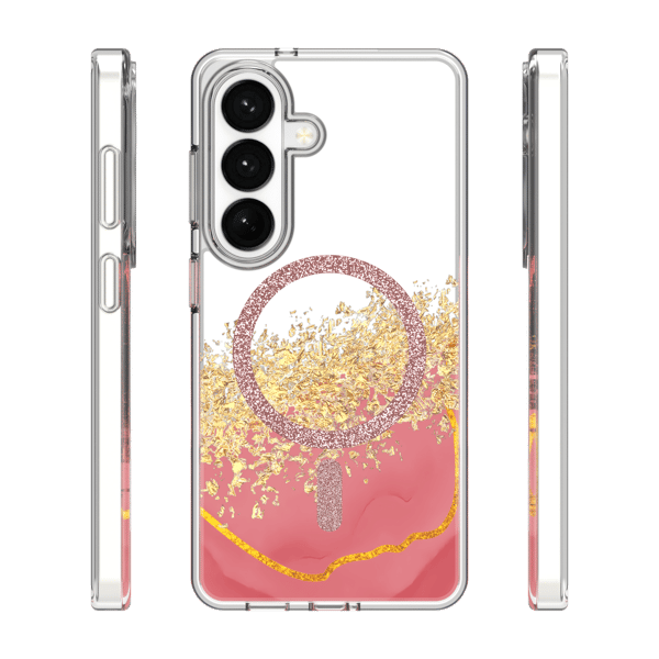 Epoxy Mag skal för Samsung Galaxy S26 rosa rosa