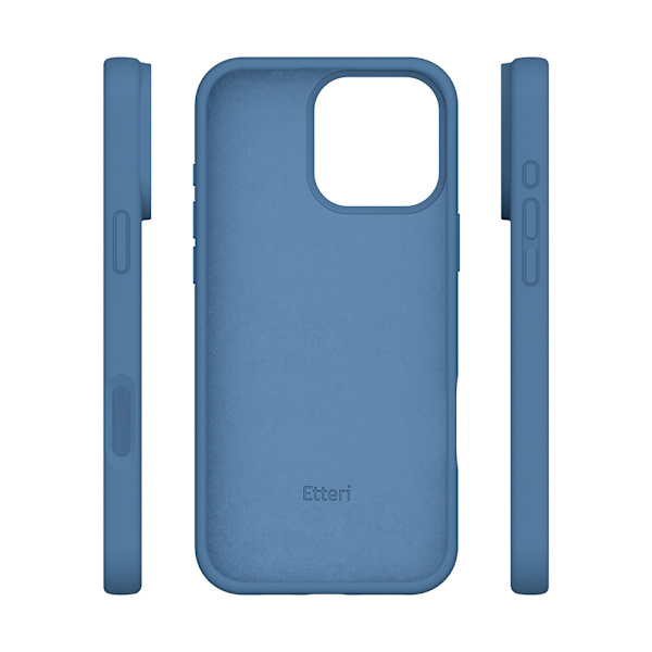 Etteri Silicone Case for iPhone 16 Pro Max 6.9\" Dark Blue