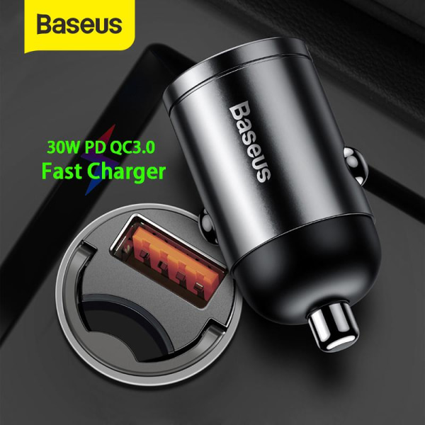 Baseus Billaddare, Mini Portable 3.1A Dual USB 