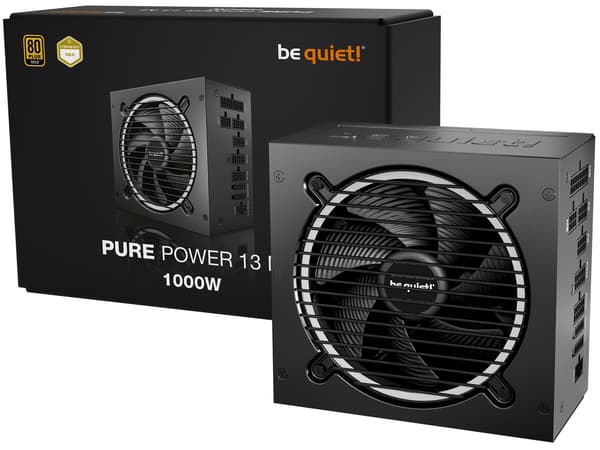 be quiet! Pure Power 13 M 1000W strömförsörjning