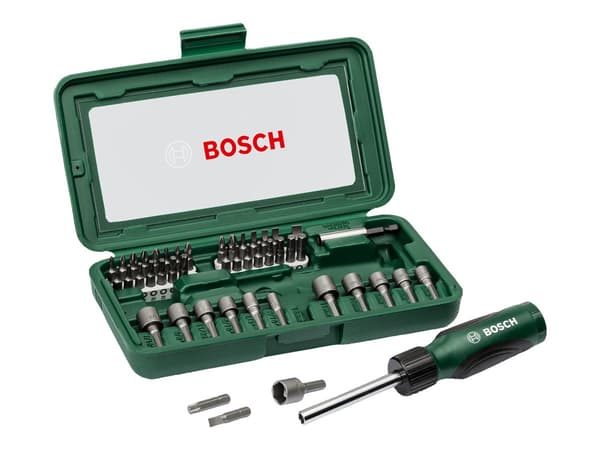 Bosch Skruvmejsel med bitsät 46 Dele