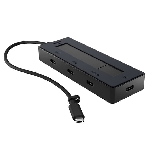HP 4K USB-C Multiport Hub 4-portars 65W Hubb