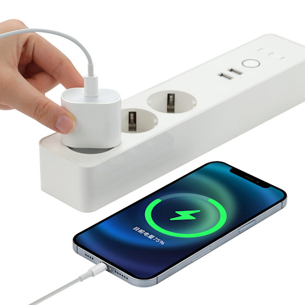 20W snabbladdar USB-C med 1m usb-c kabel