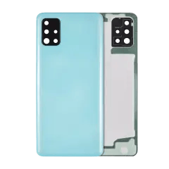 Baksidesglas med kameralins för Samsung Galaxy A51 4G (A515 / 2019) (Service Pack) (Prism Crush Blue) blå