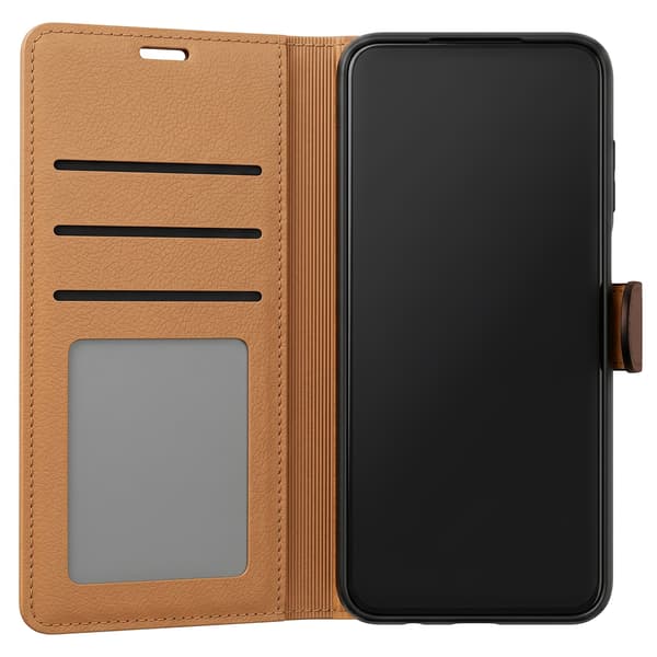 Smart Luxe läderfodral för Xiaomi Redmi Note 15 Pro 5G brun