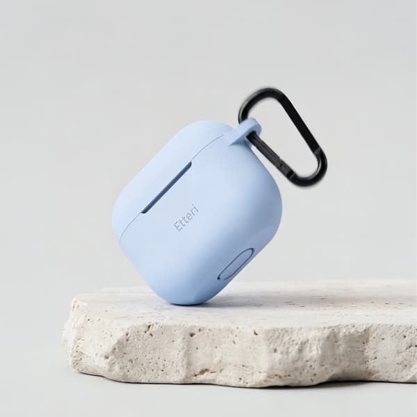 Etteri silikonfodral för AirPods 3 ljusblå