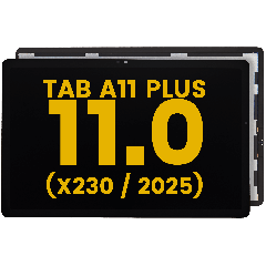 LCD-enhet utan ram för Samsung Galaxy Tab A11 Plus 11.0\" (X230) (2025) (renoverad) (svart)