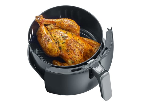 SEVERIN FR 2445 Airfryer 2kW Silver metalfarvet/svart