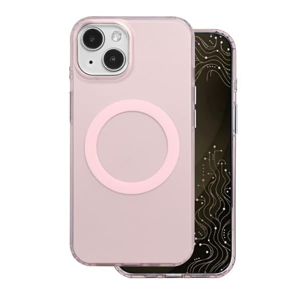 Tecto Shield Mistiq Mag skal för iPhone 15 rosa