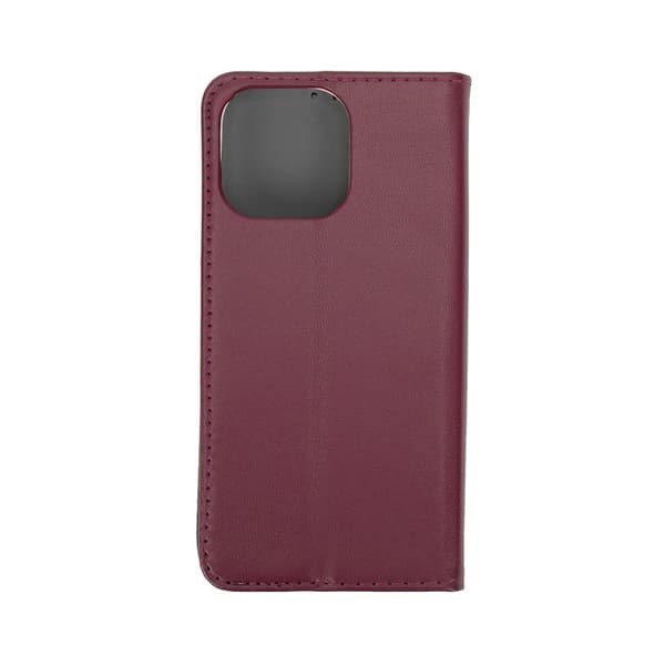 Smart magnetfodral för iPhone 13 Pro – Vinröd röd