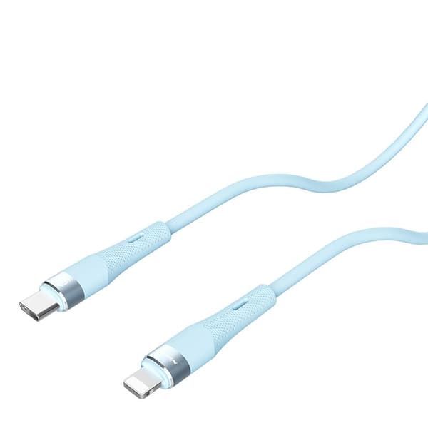 NILLKIN DATA KABEL FLOWSPEED SILIKON TYP-C/LIGHTNING PD 27W BLÅ