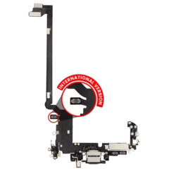 Laddningsport Flexkabel för iPhone 17 Pro Max (Eftermarknad Plus) (Internationell Version) (Mörkblå) blå