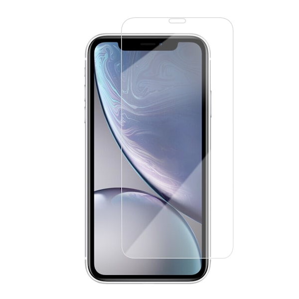 2-pack Tempered Glass Screen Protector for iPhone XR / 11 - 9H Hardness, Oleophobic Coating, Red