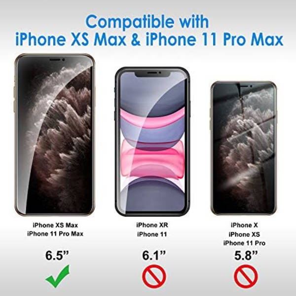 2 st skärmskydd för iphone 11 pro max