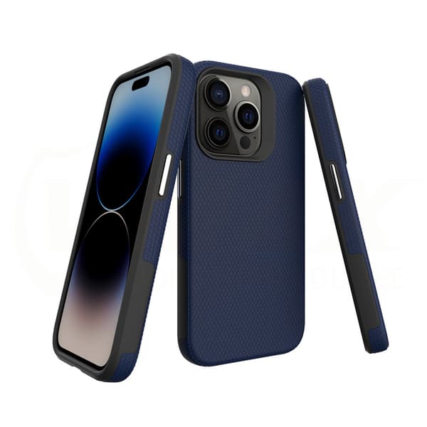 Vmax Triangle fodral för iPhone 16 Plus marinblå