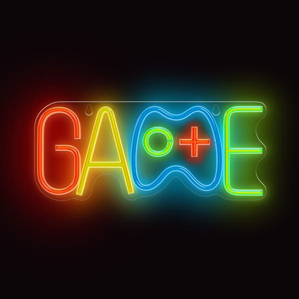 Forever Light Neon PLEXI LED GAME flerfärgad FPNE40