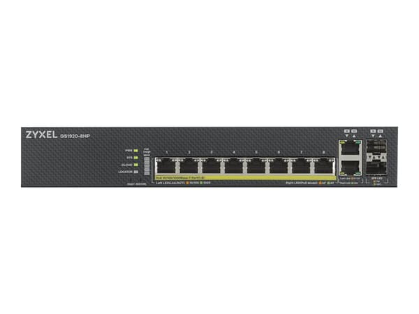 Zyxel GS1920-8HPv2 Switch 8-porte Gigabit PoE+