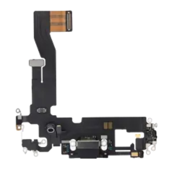 Laddningsport Flexkabel för iPhone 12 / 12 Pro (Begagnad OEM Pull) (Grafit)