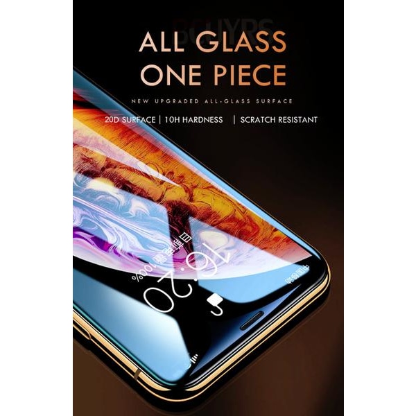 20 D Härdadglas  för Iphone 7|svart kant
