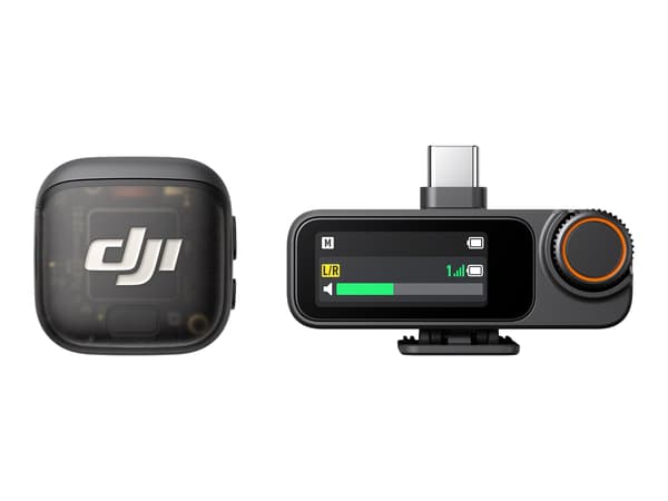 DJI Mic 3 Trådlös mikrofonsystem trådlös svart