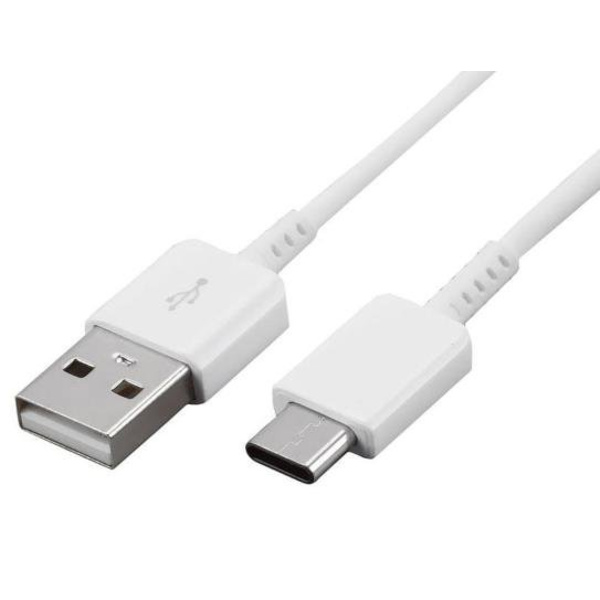 Två (2) st original Samsung USB-C datladdningskablar