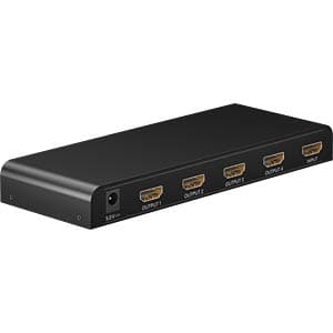 GOOBAY 58482 4-Port HDMI Splitter, 4K@30Hz