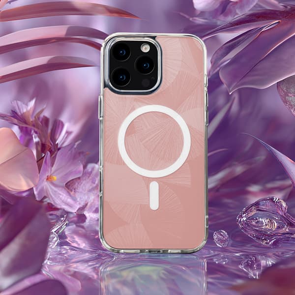 Flash Mag skal för iPhone 14 rosa