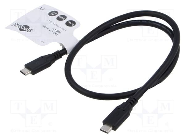 goobay 74190 USB4 100W USB-C Kabel 0.5 m