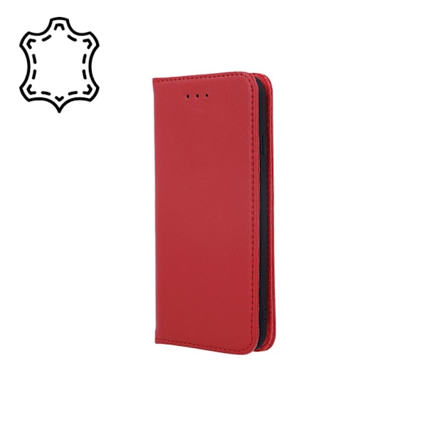 Äkta läder Smart Pro-fodral för iPhone 11 röd röd
