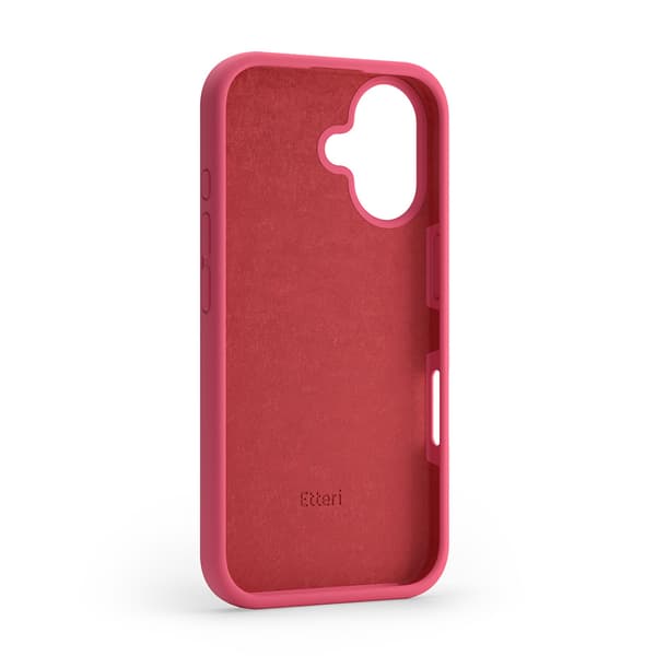 Etteri Silikonskal för iPhone 16 Plus hallon