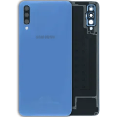 Baksida med kameralins kompatibel med Samsung Galaxy A70 (A705) (Service Pack) (Blå)
