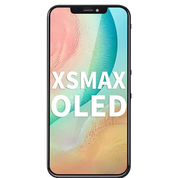 ersättnings skärm för iphone Xs max OLED svart