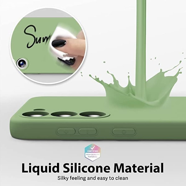 Silikonfodral för Samsung S23 mörkgrön