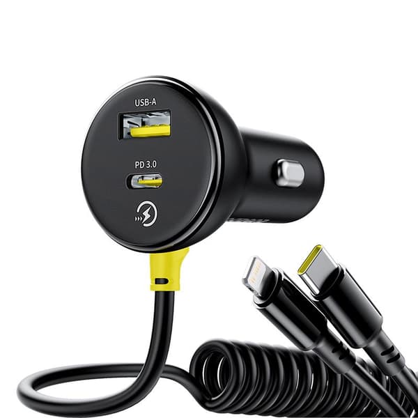 Baseus PD billaddare 1x USB-C - USB-port 60W svart