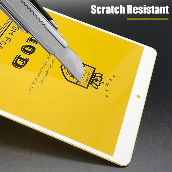Härdat glas 10 D för ipad 7 10.2" vit