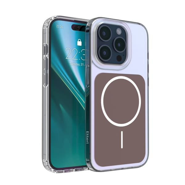 Etteri Hidden Pearl skal för iPhone 15 Pro brun brun