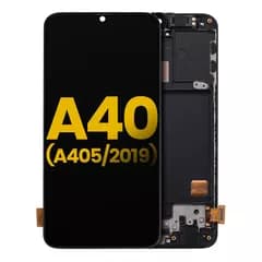 OLED-enhet med ram för Samsung Galaxy A40 (A405 / 2019) (renoverad) (alla färger)